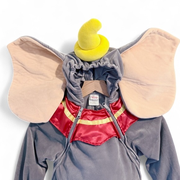 VTG Disney Store Plush Dumbo Flying Elephant Costume 18-24M Hooded Halloween‎ - Picture 2 of 14